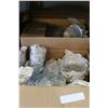 Image 2 : TWO BOXES OF GLASS SERVING PIECES AND DISHES