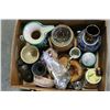 Image 1 : BOX OF POTTERY AND COLLECTIBLES