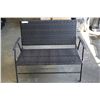 Image 1 : MODERN FAUX WICKER FOLDING PATIO BENCH