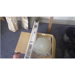 Flush mount light and kids drapery rod set
