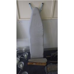 Ironing board with sleeve board