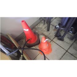 Orange pylons (3 large, 8 small)