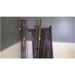 2 sets of metal bed frames with head board