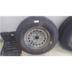 Goodyear P265/R17 tire and rim (6 bolt; good thread)