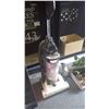 Image 1 : Hoover cyclonic vacuum cleaner with shark hand held vacuum for parts; tray of office supplies