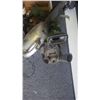 Image 5 : Hoover cyclonic vacuum cleaner with shark hand held vacuum for parts; tray of office supplies