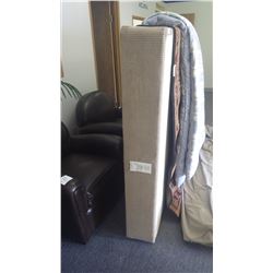 Queen size box spring and blow up air mattress bed