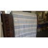 Image 1 : Newer queen blue striped quilt