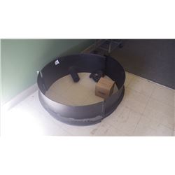 36" steel fire pit