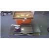 Image 1 : Cooler, Misc Shelving, and Serving tray