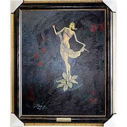 Oil on Canvas  Modern Eve  by Sergey