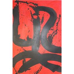 Spain - Robert Motherwell - Oil On Paper