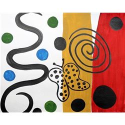 Butterfly - Alexander Calder - Watercolor On Paper