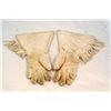 Image 2 : Pair of Embroidered Moose Hide Gauntlets