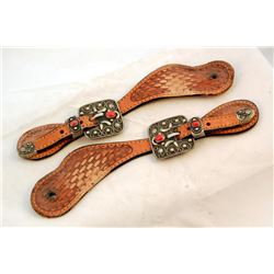 Pair of Fancy "Dress" Spur Straps