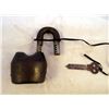 Image 2 : Heavy Cast Iron "Scandinavian" Lock and Key