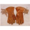 Image 2 : Pair of Moosehide Horseman's Gauntlets