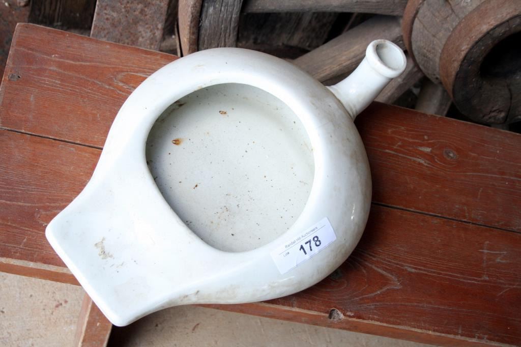 Antique Ceramic Hospital Bed Pan