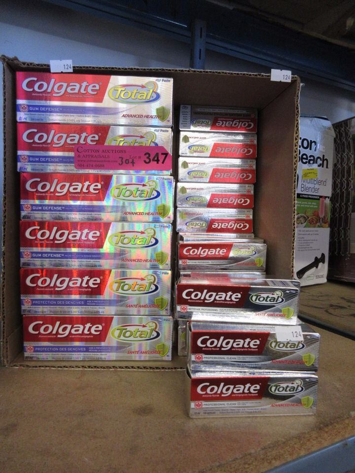 Assorted Sizes of Colgate Toothpaste