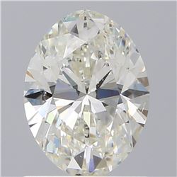 GIA/Oval/J/SI2/0.9Ct