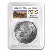 1884-CC RARE Stage Coach Series Morgan Silver Dollar BU PCGS