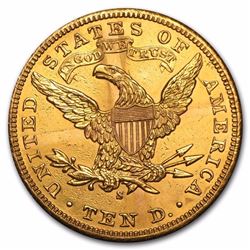 $10 Liberty Gold Eagle Minted 1838-1907