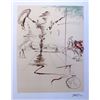 Salvador Dali DON QUIXOTE  Limited Edition Plate Signed Lithograph W/COA 32"x22"