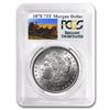 Image 1 : 1878 7 TF Rev of 79 RARE Stage Coach Series Morgan Silver Dollar BU PCGS