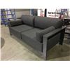 Image 2 : THE MATCHING HOME CREST PATIO SOFA FEATURING ALUMINUM FRAME & DREAM CORE