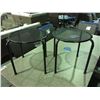 Image 2 : PAIR OF  KETTLER 18" ROUND PATIO SIDE TABLES