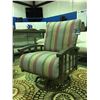 Image 2 : HOME CREST MULTI COLOURED SPRING ROCKER WITH ALUMINUM FRAME & DREAM CORE UPHOLSTERED CUSHIONS
