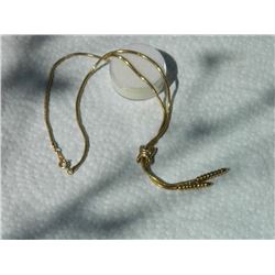 NECKLACE - RETRO (1970'S) AMWAY NECKLACE - STAMPED ARTISTRY