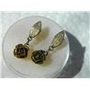 Image 3 : VINTAGE BOND-BOYD EARRINGS - ROSES