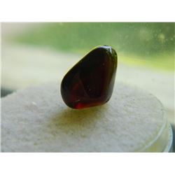 GEM STONE - FREE FORM & POLISHED RICH DARK RED GARNET- 13.0L X 7.9W X 8.4H mm - ~7.4CT