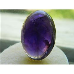 GEM STONE - EXTRA LARGE OVAL CABACHON AMETHYST RICH PURPLE - 23.8L X 17.1W X 9.0H mm - ~26.21CT