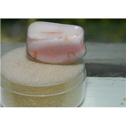 GEMSTONE - FREE FORM POLISHED RHODOCHROSITE - HEALING - JEWELRY OR BOTH - 23.8L X 15.2W X 12.4H mm- 