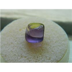 GEM STONE - FREE FORM POLISHED AMETHYST PUPLE OFFSET CUBISH FORMATION - 7.8L X 8.8W X 9.0H mm - ~4.0