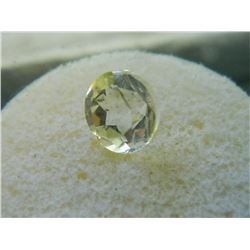 GEM STONE - ROUND FACETED WHITE TOPAZ - 9.6D X 7.5H mm - ~4.42CT