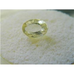 GEM STONE - OVAL FACETED BRIGHT YELLOW CITRINE 10.2L X 7.8W X 6.2H mm- ~2.61CT