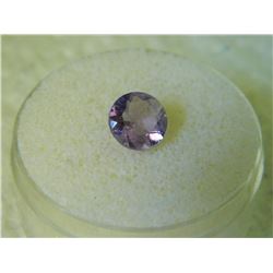 GEM STONE - ROUND FACETED LIGHT PURPLE AMETHYST 8.1D X 4.5H mm- ~1.41CT