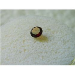 GEM STONE - ROUND FACETED RED GARNET 4.9D X 2.6H mm- ~0.44CT