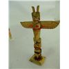 Image 7 : 4 Miniature Totem Poles