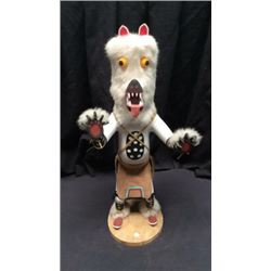 White Bear Signed Kochina Doll