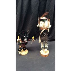 2 Kachina Dolls Signed