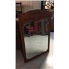 Image 1 : Large 34''w X 51''t Beveled Mirror In Wood Frame