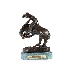 Rattlesnake Bronze Replica By Frederic Remington