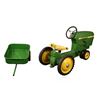 Image 6 : Vintage John Deere Tractor Trailer Ride On Toy
