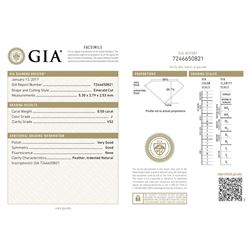 GIA/Emerald/J/VS2/0.5Ct