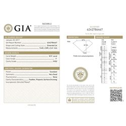 GIA/Emerald/F/VVS2/0.51Ct