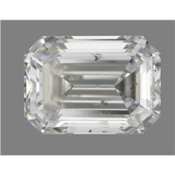 GIA/Emerald/D/SI2/0.9Ct